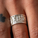 Ancient Roman Gladiator Relief Motif Ring  Ring  Charmora Jewelry