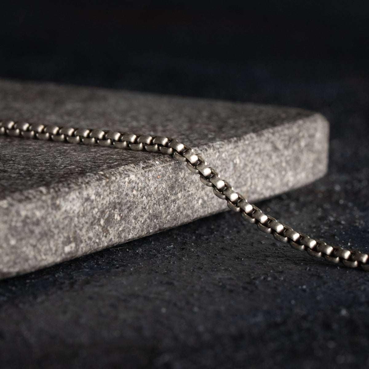 Box Chain  Necklace  Charmora Jewelry