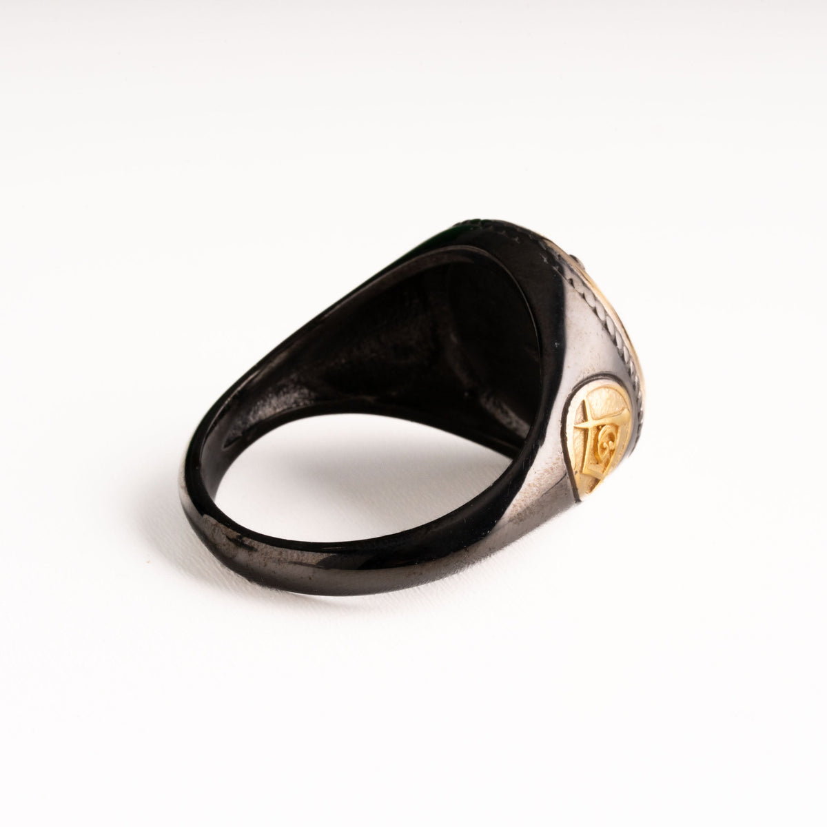 Owl Skull Relief Motif Ring  Ring  Charmora Jewelry
