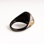 Owl Skull Relief Motif Ring  Ring  Charmora Jewelry