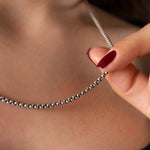 Box Chain  Necklace  Charmora Jewelry