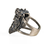 Sculpted Gorilla Head Figurative Ring  Ring  Charmora Jewelry