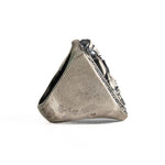 Knight Crusader Relief Motif Ring  Ring  Charmora Jewelry