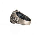 Navigational Compass Motif Signet Ring  Ring  Charmora Jewelry