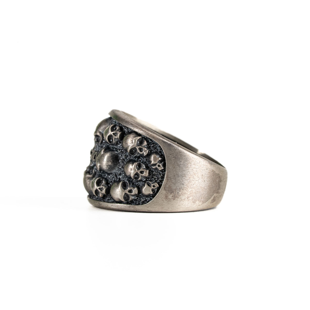 Figurative Skeletal Motif Band Ring  Ring  Charmora Jewelry