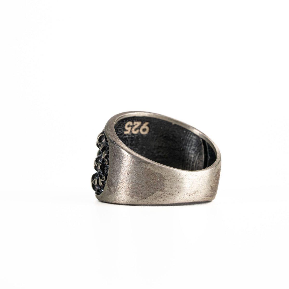 Figurative Skeletal Motif Band Ring  Ring  Charmora Jewelry