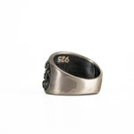 Figurative Skeletal Motif Band Ring  Ring  Charmora Jewelry
