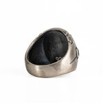 Industrial Mechanical Gear Motif Ring  Ring  Charmora Jewelry