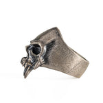 Sculpted Skeletal Profile Statement Ring  Ring  Charmora Jewelry