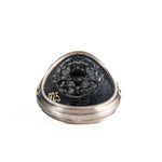 Sculpted Lion Head Signet Ring  Ring  Charmora Jewelry