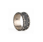 Dragon Scale Textured Ring  Ring  Charmora Jewelry