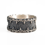 Dragon Scale Textured Ring  Ring  Charmora Jewelry