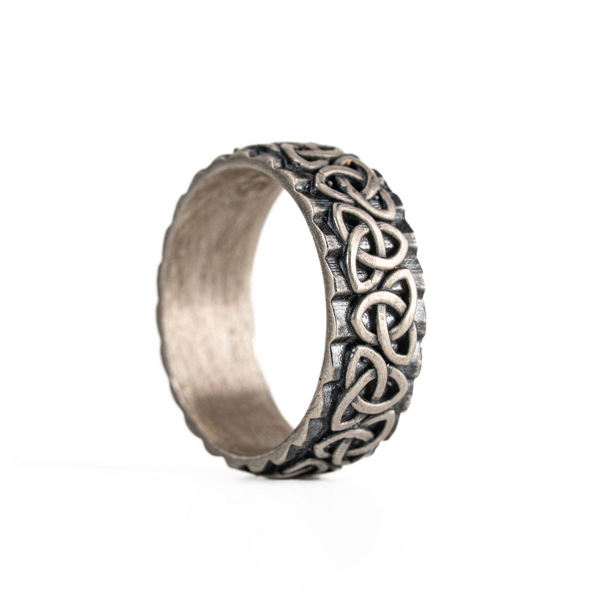 Triquetra Celtic Knot Motif Ring  Ring  Charmora Jewelry