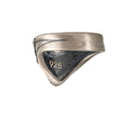 Winged Eagle Signet Ring  Ring  Charmora Jewelry