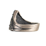 Winged Eagle Signet Ring  Ring  Charmora Jewelry