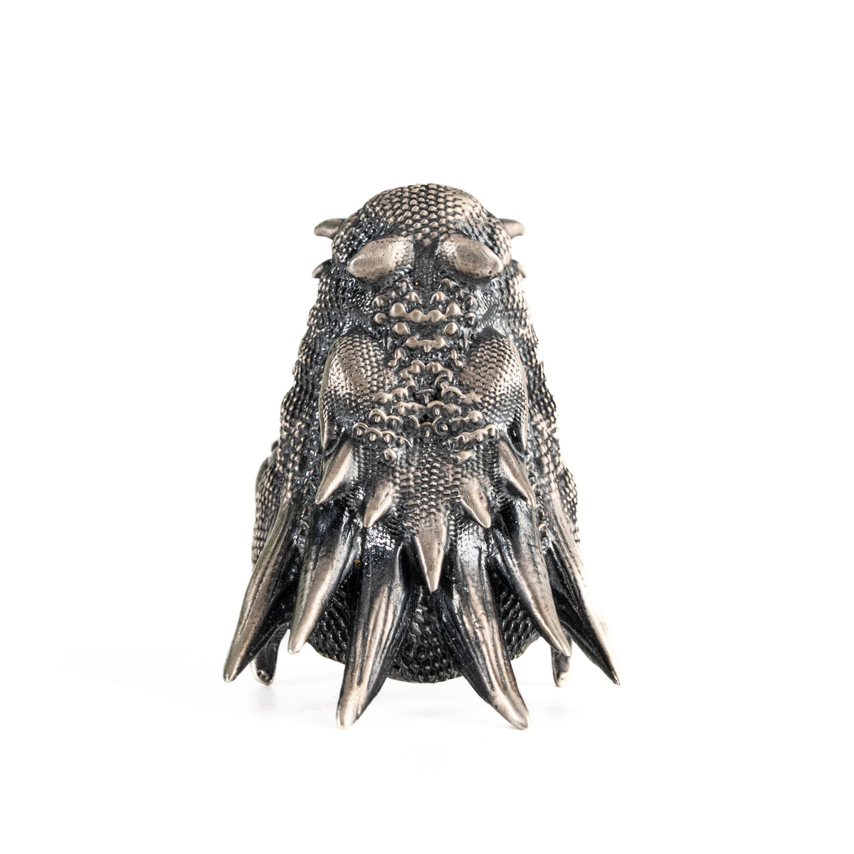 Sculpted Dragon Head Ring  Ring  Charmora Jewelry