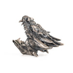 Sculpted Dragon Head Ring  Ring  Charmora Jewelry
