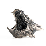 Sculpted Dragon Head Ring  Ring  Charmora Jewelry