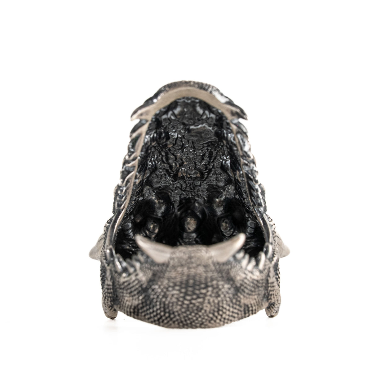 Sculpted Dragon Head Ring  Ring  Charmora Jewelry