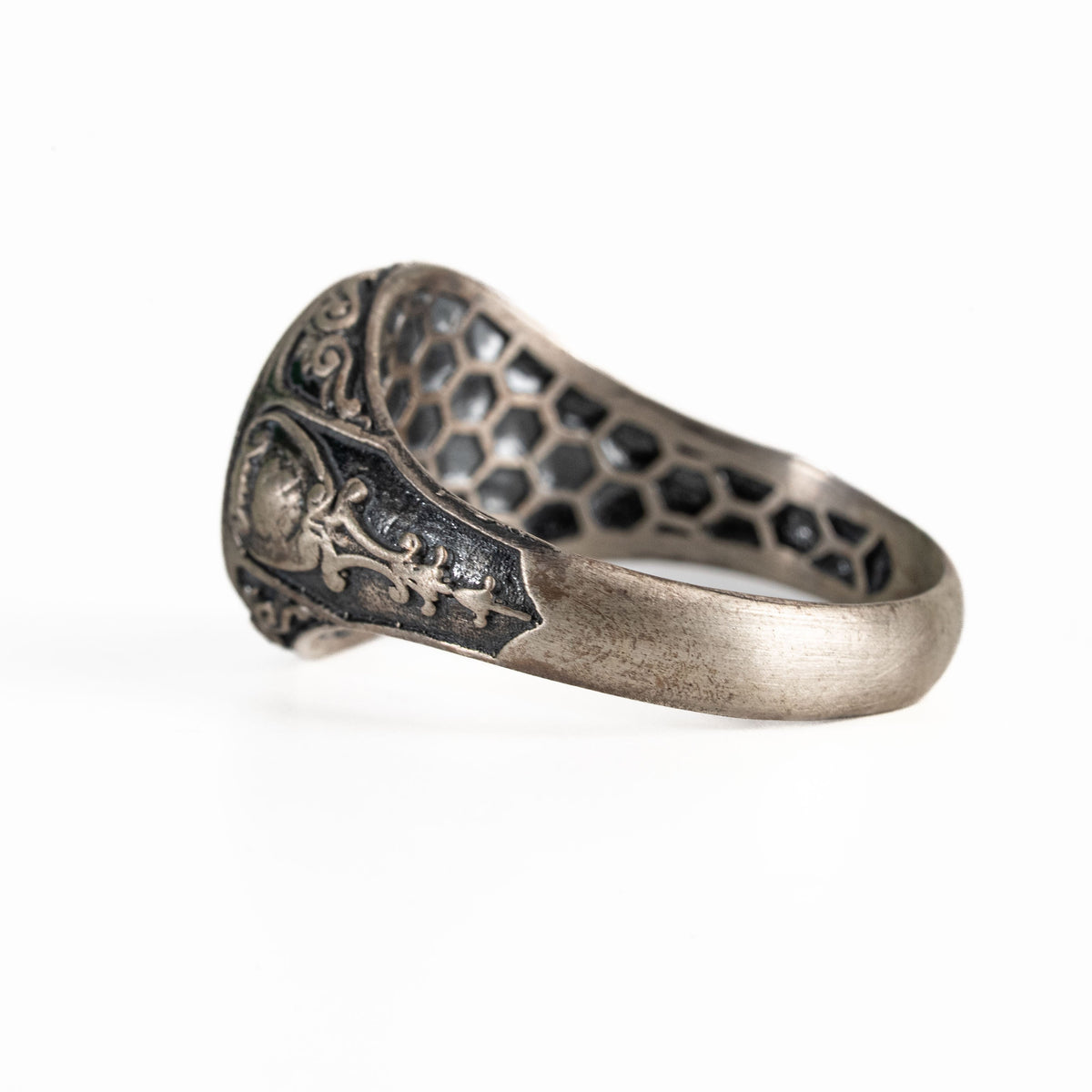 American Coat of Arms Eagle Crest Signet Ring  Ring  Charmora Jewelry