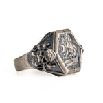 Viking Pirate Sailboat Motif Ring  Ring  Charmora Jewelry