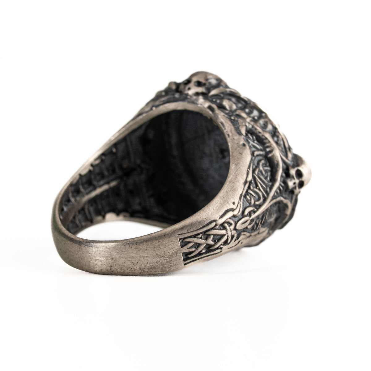 Runic Geometric Symbol Motif Ring  Ring  Charmora Jewelry