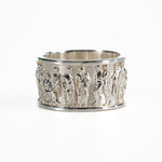 Ancient Roman Gladiator Relief Motif Ring  Ring  Charmora Jewelry