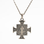 Saint Benedict Medal Cross Necklace  Necklace  Charmora Jewelry