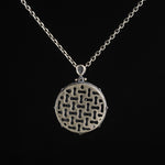 Ancient Bee Coin Reversible Octagon Necklace  Necklace  Charmora Jewelry