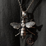 Queen Bee Necklace and Honeycomb Hexagon Ring Jewelry Set  Ring  Charmora Jewelry