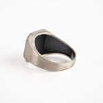 Viking Bear Relief Signet Ring  Ring  Charmora Jewelry