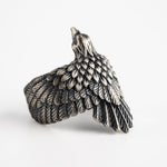 Eagle Wing Relief Motif Ring  Ring  Charmora Jewelry