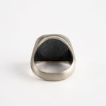 Tiger Relief Motif Signet Ring  Ring  Charmora Jewelry