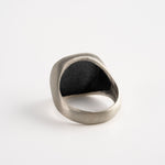 Tiger Relief Motif Signet Ring  Ring  Charmora Jewelry