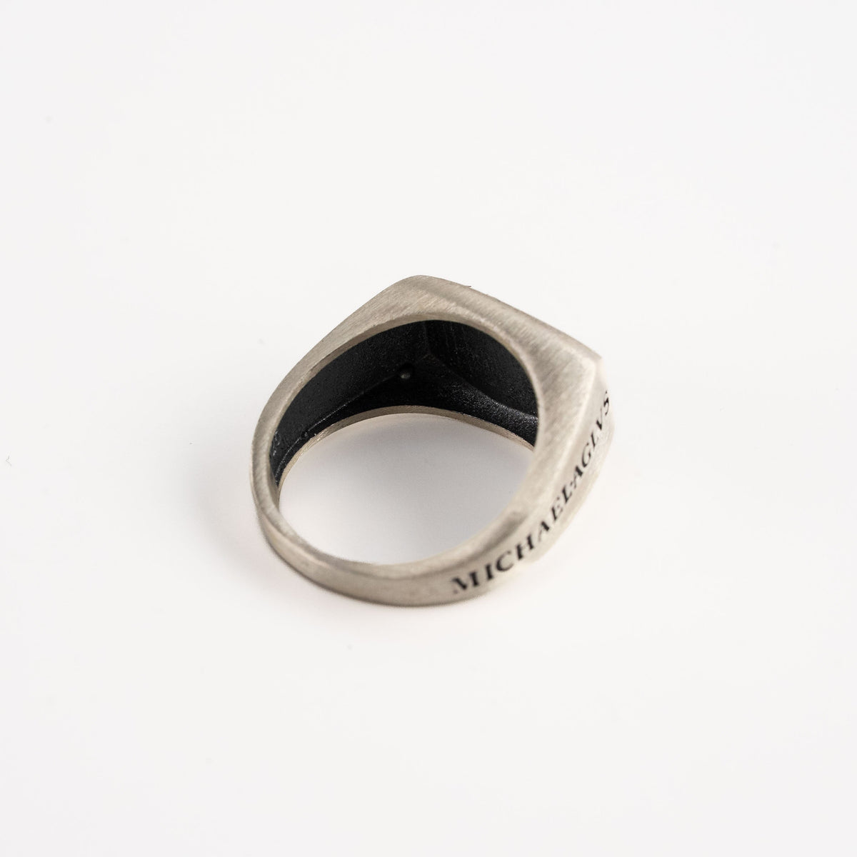 Creation of Adam Relief Signet Ring  Ring  Charmora Jewelry