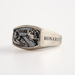 Creation of Adam Relief Signet Ring  Ring  Charmora Jewelry