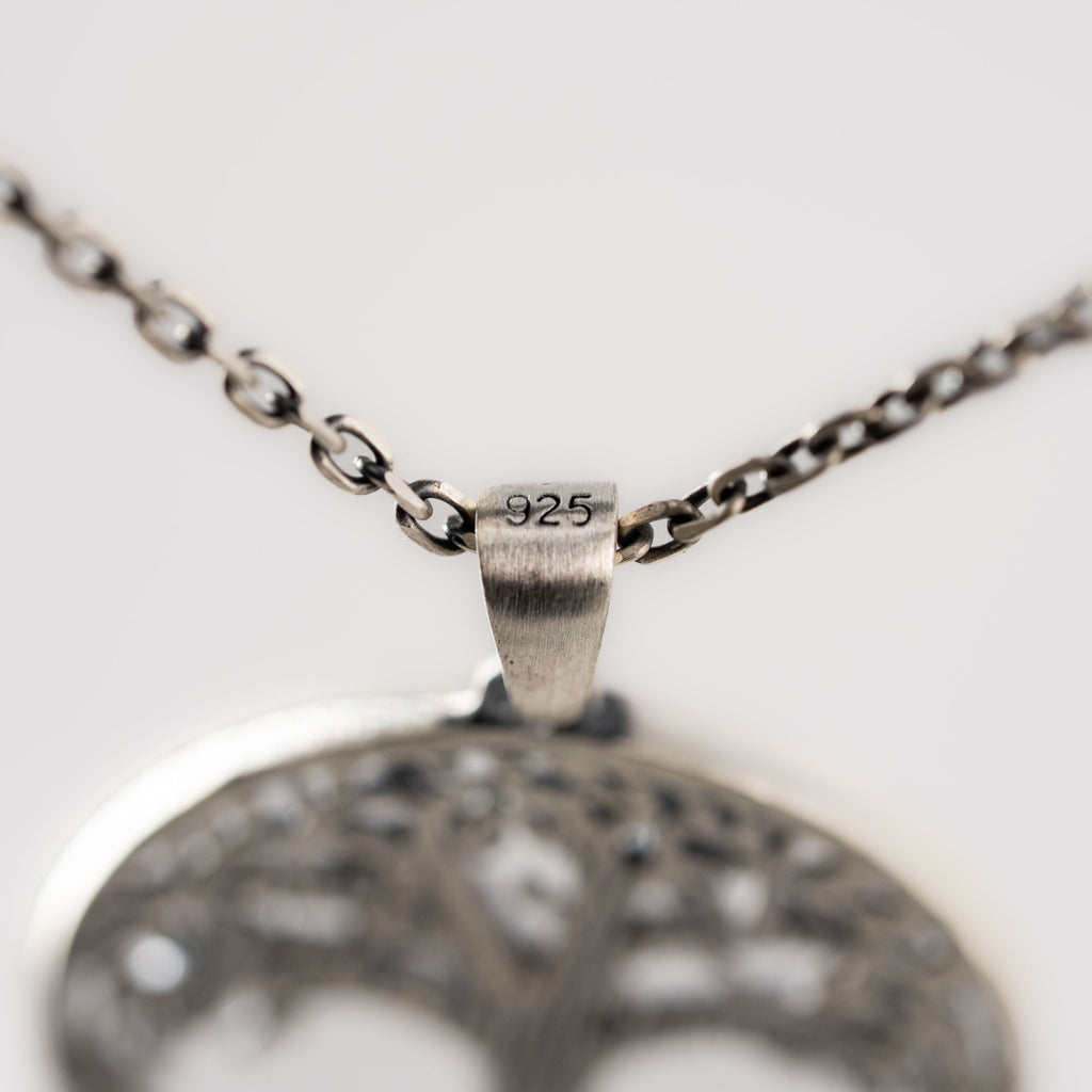 Yggdrasil Tree of Life Relief Necklace  Necklace  Charmora Jewelry