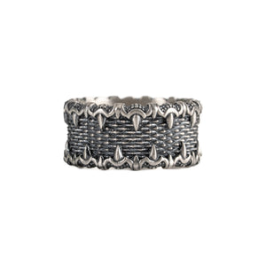 Dragon Scale Textured Ring  Ring  Charmora Jewelry