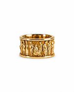 Ancient Roman Gladiator Motif Ring  Ring Charmora Jewelry