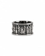 Ancient Roman Gladiator Motif Ring  Ring Charmora Jewelry