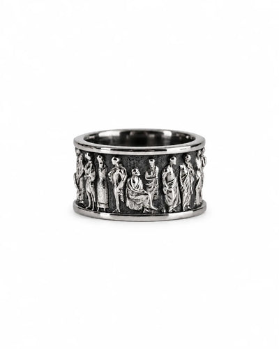 Ancient Roman Gladiator Motif Ring  Ring Charmora Jewelry