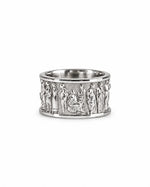 Ancient Roman Gladiator Motif Ring  Ring Charmora Jewelry