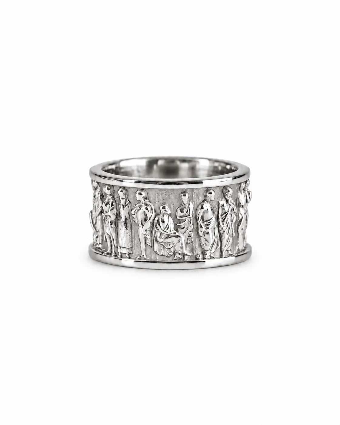 Ancient Roman Gladiator Motif Ring  Ring Charmora Jewelry