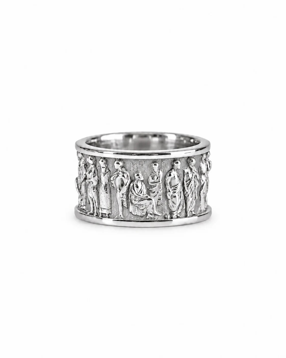 Ancient Roman Gladiator Motif Ring  Ring Charmora Jewelry