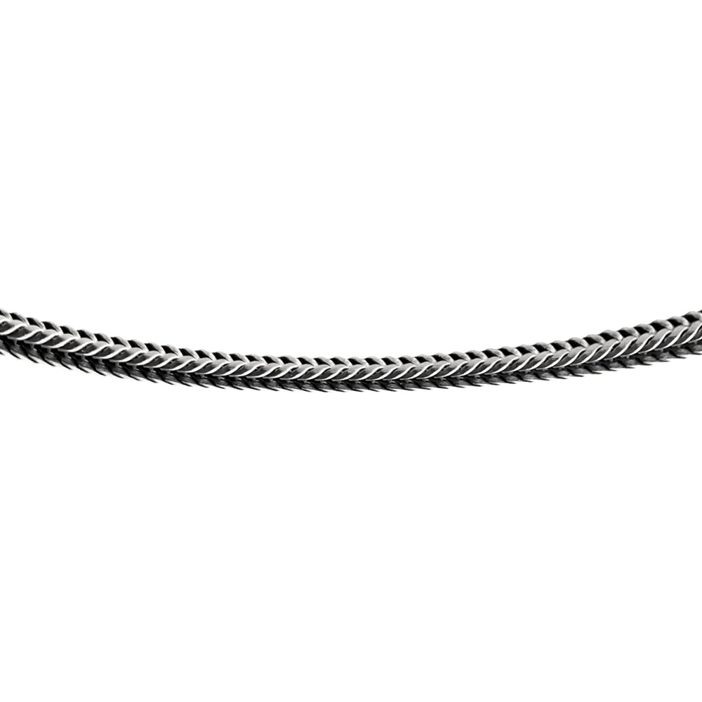 Fox Tail Structural Link Chain  Necklace  Charmora Jewelry