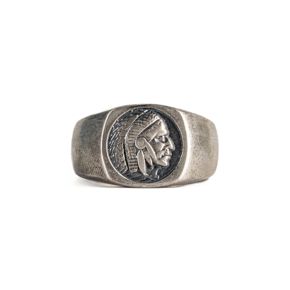 Figurative Native Heritage Feathered Ring  Ring  Charmora Jewelry