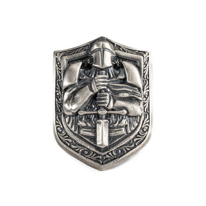 Knight Crusader Relief Motif Ring  Ring  Charmora Jewelry