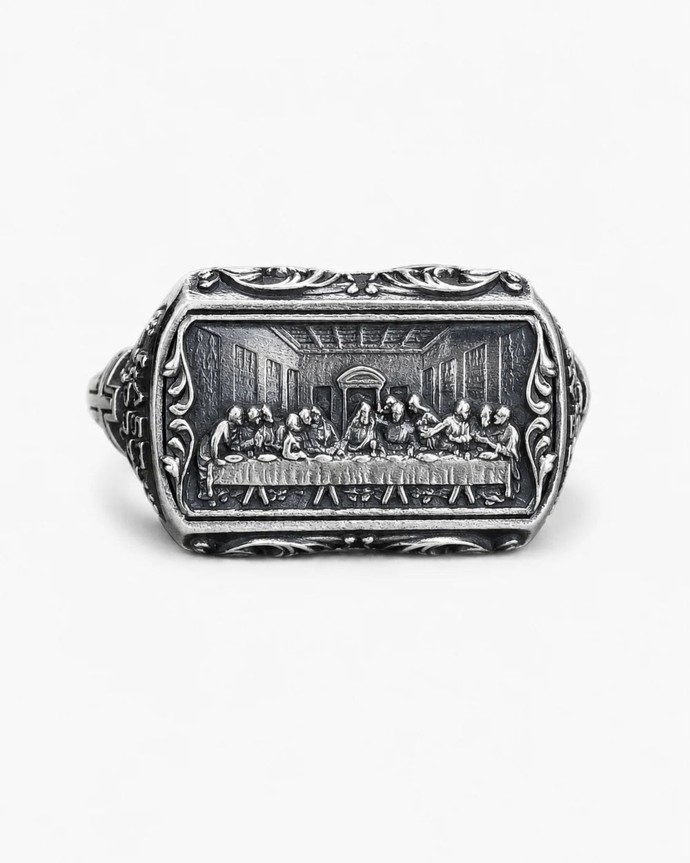 Last Supper Ring: Leonardo da Vinci Artwork  Ring Charmora Jewelry