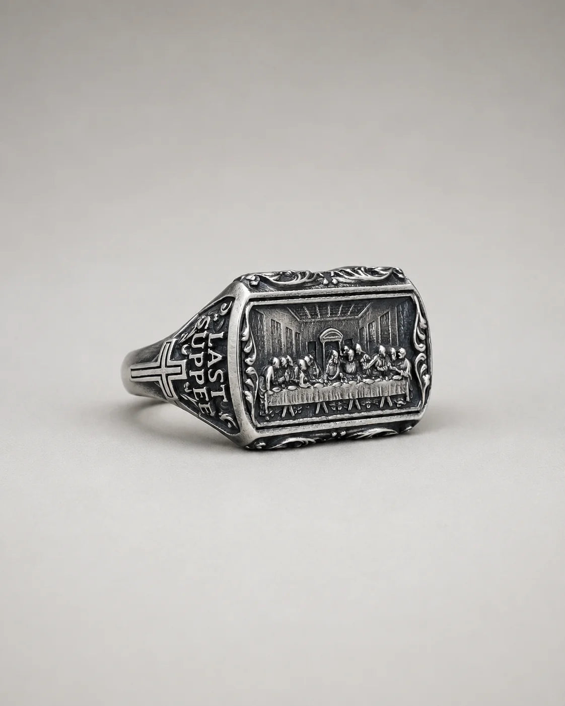 Last Supper Ring: Leonardo da Vinci Artwork  Ring Charmora Jewelry