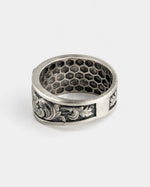 Masonic Relief Motif Band Ring  Ring Charmora Jewelry